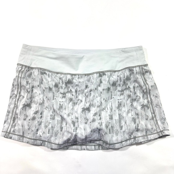 Lululemon Pace Rival Skirt 13" City Breeze Alpine White Multi - Picture 1 of 5